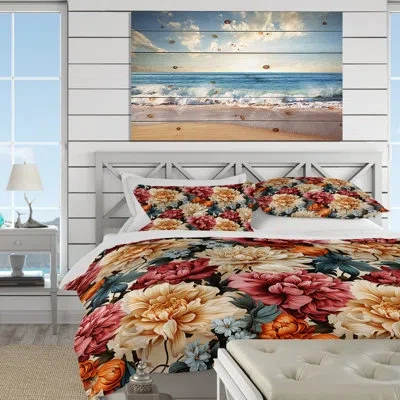 Design Art Renaissance Garden Botanical Pattern Ii Bedding In Pink