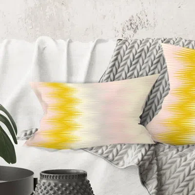Design Art Retro Abstract Design Iv - Mid-century Modern Printed Throw Pillow