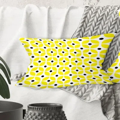 Design Art Retro Geometricdesign I - Mid-century Modernprinted Throw Pillow