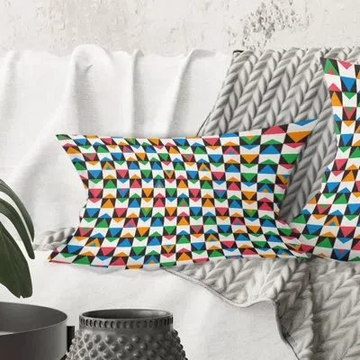 Design Art Retro Ornamental Design Ii - Mid-century Modern Printed Throw Pillow