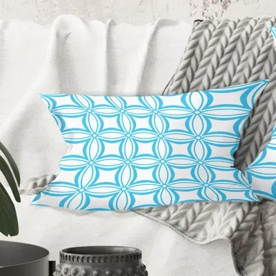 Design Art Retro Pattern Abstract Design Ii - Mid-century Modern Printed Throw Pillow