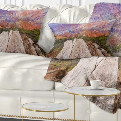 Design Art Seascape Grand Canyon View From Above Lumbar Pillow