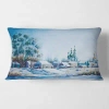 Design Art Small Town In Times Rectangular Pillow Cover & Insert