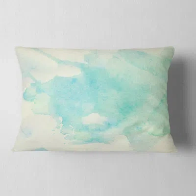 Design Art Stain Of Imagination - Abstract Printed Pillow