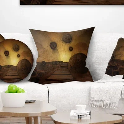 Design Art Stones From Space - Abstract Printed Pillow