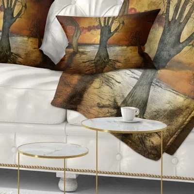 Design Art Storage Trees - Abstract Printed Pillow