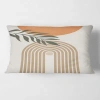 Design Art Sun Moon Leaves I Rectangular Pillow Cover & Insert