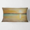Design Art Sunset At The Horizon Rectangular Pillow Cover & Insert