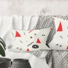 Design Art Triangular Retro Design Iii - Modernprintedthrowpillow
