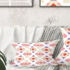 Design Art Triangular Retro Design Vii - Mid-century Modernprinted Throw Pillow