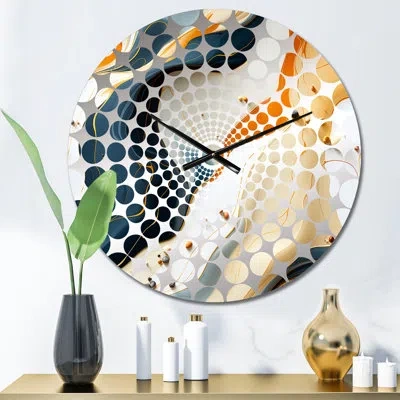 Design Art Tribal Essence Marble Pattern - Marble  Wall Clock