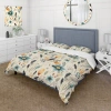 Design Art Tribal Oasis Boho Pattern - Boho Duvet Cover Set - Microfiber Polyester In Multicolor