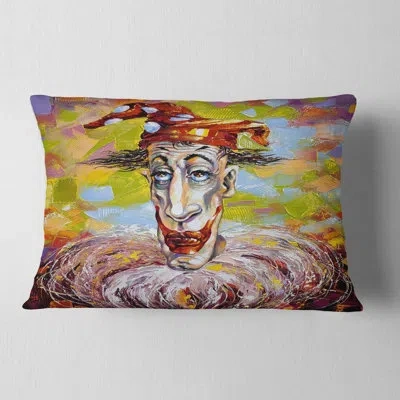 Design Art Wood River On A Decline - Landscape Printed Throw Pillow