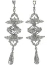 Design By Conception Women's Cascading Diamond Earrings In Silver In Silver