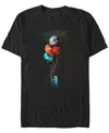 Design By Humans Men's The Spaceman's Trip Short Sleeve T-shirt In Black