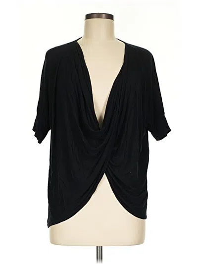 Pre-owned Design History 3/4 Sleeve Blouse In Black