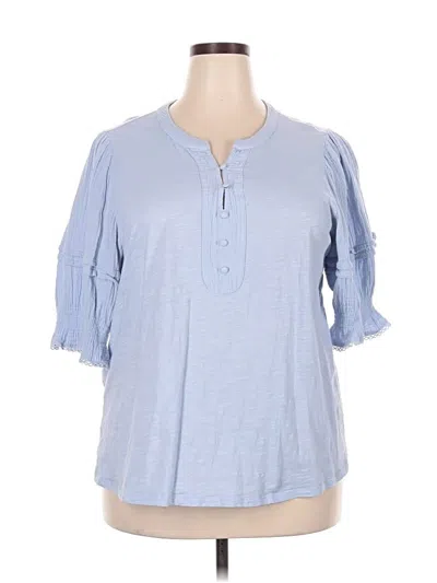 Pre-owned Design History 3/4 Sleeve Blouse In Blue