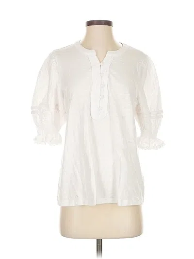 Pre-owned Design History 3/4 Sleeve Blouse In White