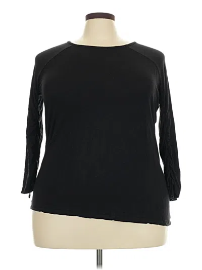 Pre-owned Design History 3/4 Sleeve T-shirt In Black