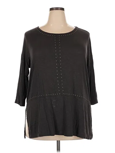 Pre-owned Design History 3/4 Sleeve T-shirt In Black