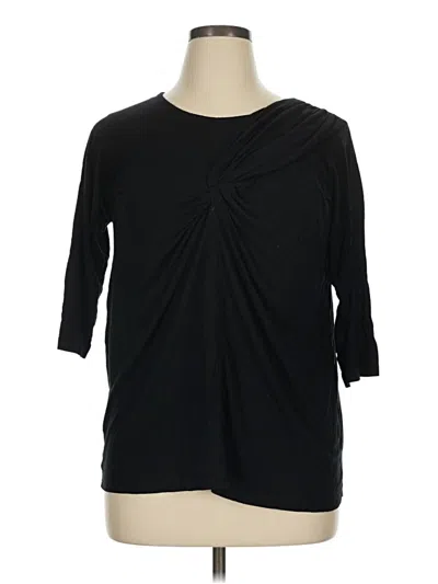 Pre-owned Design History 3/4 Sleeve T-shirt In Black