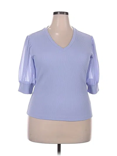 Design History 3/4 Sleeve T-shirt In Blue