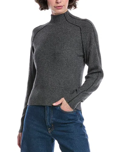 Design History Alicia Wool-blend Sweater In Gray