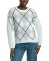 Design History Argyle Sweater In Multi