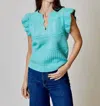 Design History Bay Mist Sweater In Teal