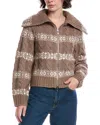 Design History Brighton Cardigan In Umber Combo In Brown