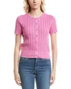 Design History Button Front Linen-blend Cardigan