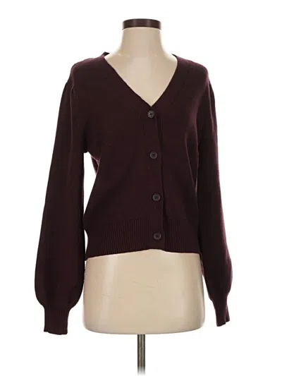 Pre-owned Design History Cardigan Sweater In Burgundy
