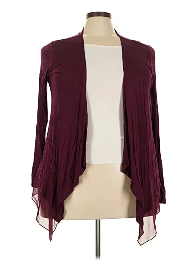 Pre-owned Design History Cardigan Sweater In Burgundy