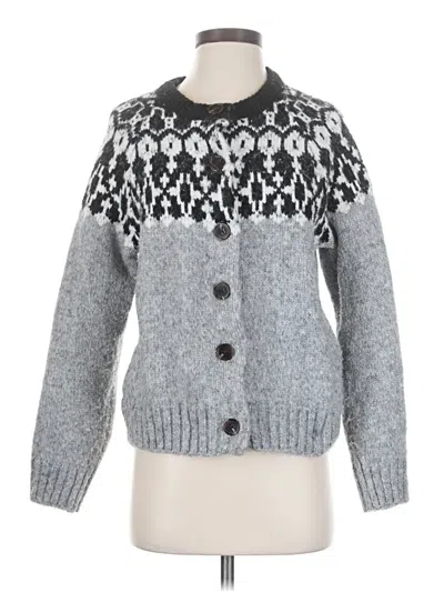 Pre-owned Design History Cardigan Sweater In Gray