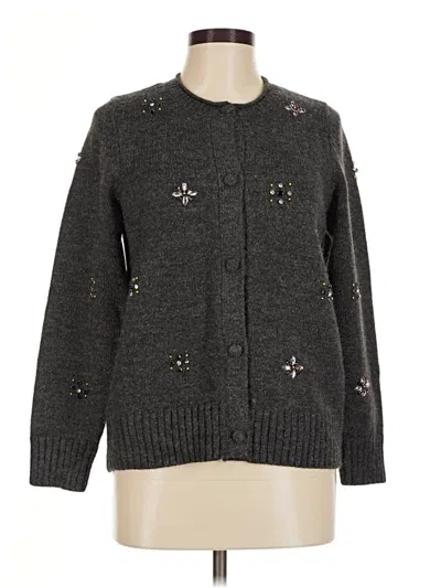 Pre-owned Design History Cardigan Sweater In Gray