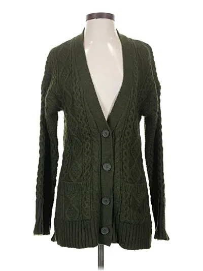 Pre-owned Design History Cardigan Sweater In Green