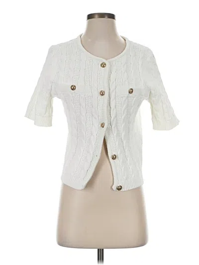 Pre-owned Design History Cardigan Sweater In Ivory