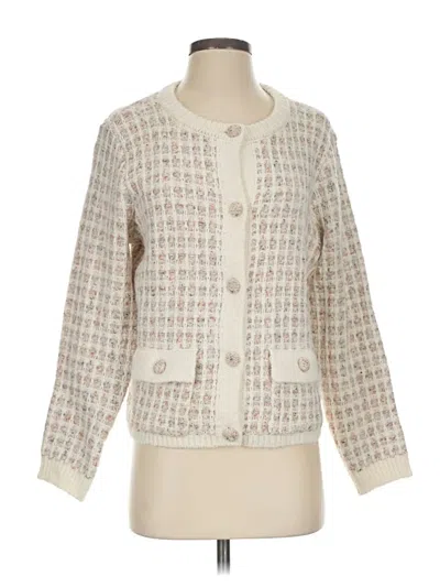 Pre-owned Design History Cardigan Sweater In Ivory