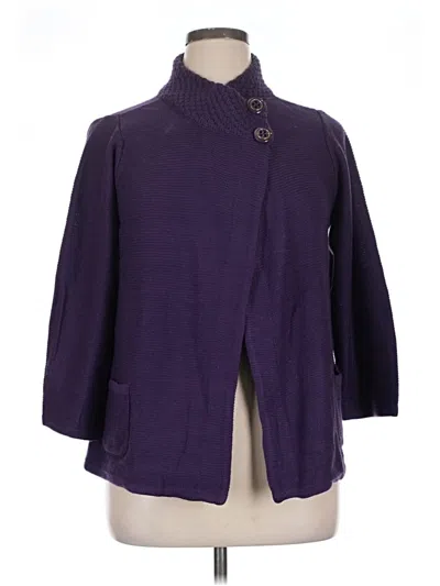 Pre-owned Design History Cardigan Sweater In Purple