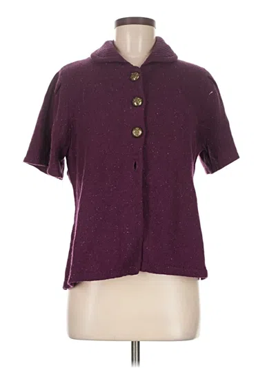 Pre-owned Design History Cardigan Sweater In Purple