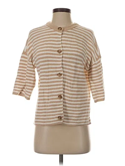 Pre-owned Design History Cardigan Sweater In Tan