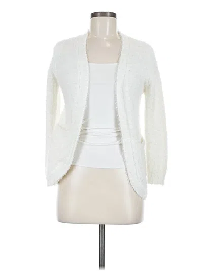 Pre-owned Design History Cardigan Sweater In White