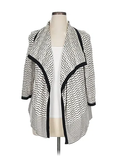 Pre-owned Design History Cardigan Sweater In White