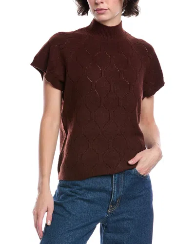 Design History Colette Wool-blend Sweater In Brown