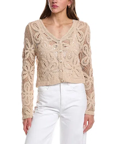 Design History Crochet Cardigan In Multi