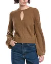 Design History Dakota Wool-blend Sweater In Brown