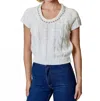 Design History Embellished Sweater In Winter White In White