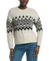 Design History Fair Isle Wool & Alpaca-blend Sweater In Neutral