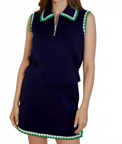 Design History Giada Mini Skirt In Blue