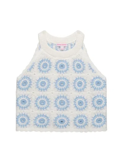 Design History Girl's Crochet Tank & Skort Set In Multi